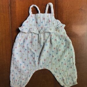 Floral Patterned Kids Romper